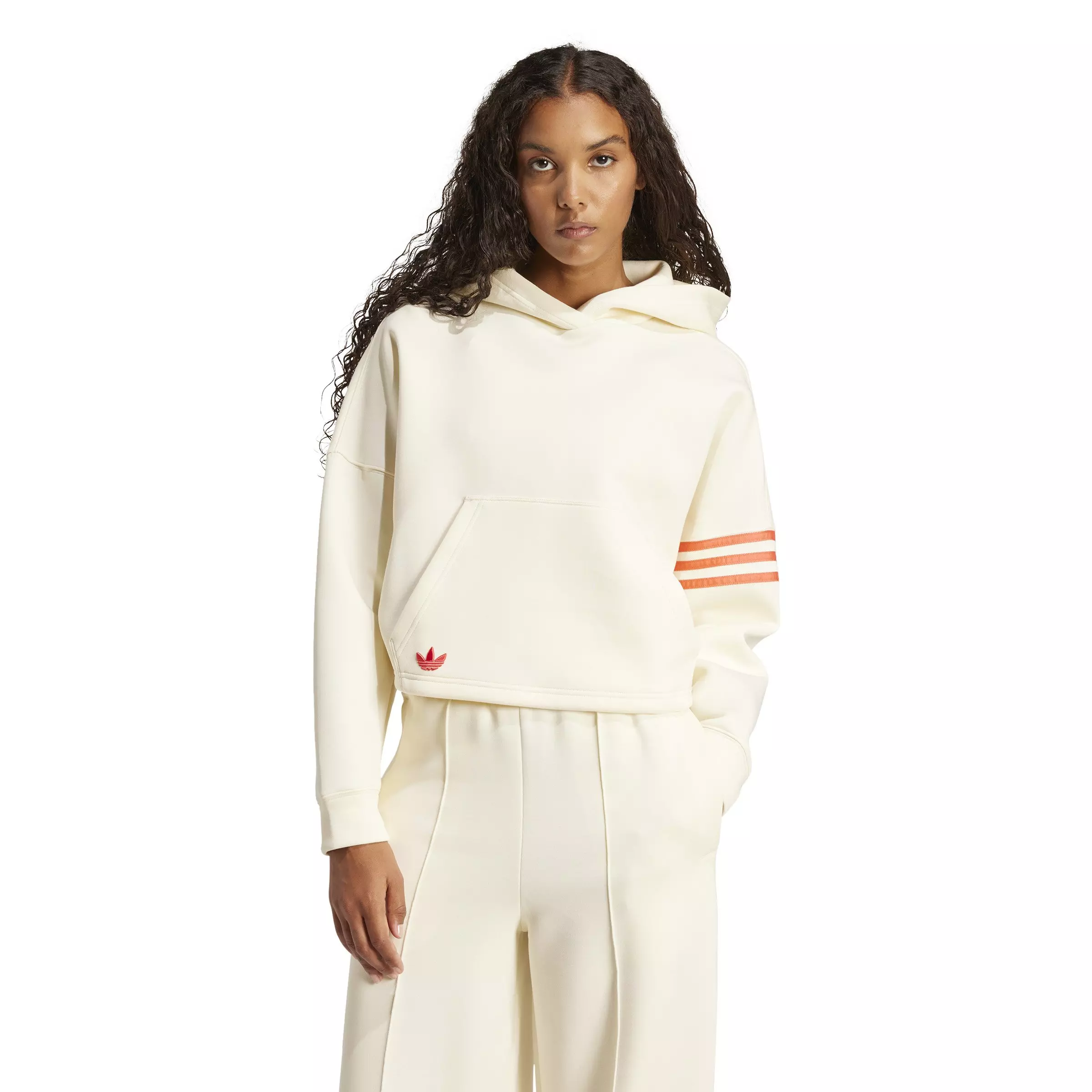 adidas Originals Women's Neuclassics Hoodie -Beige - BEIGE