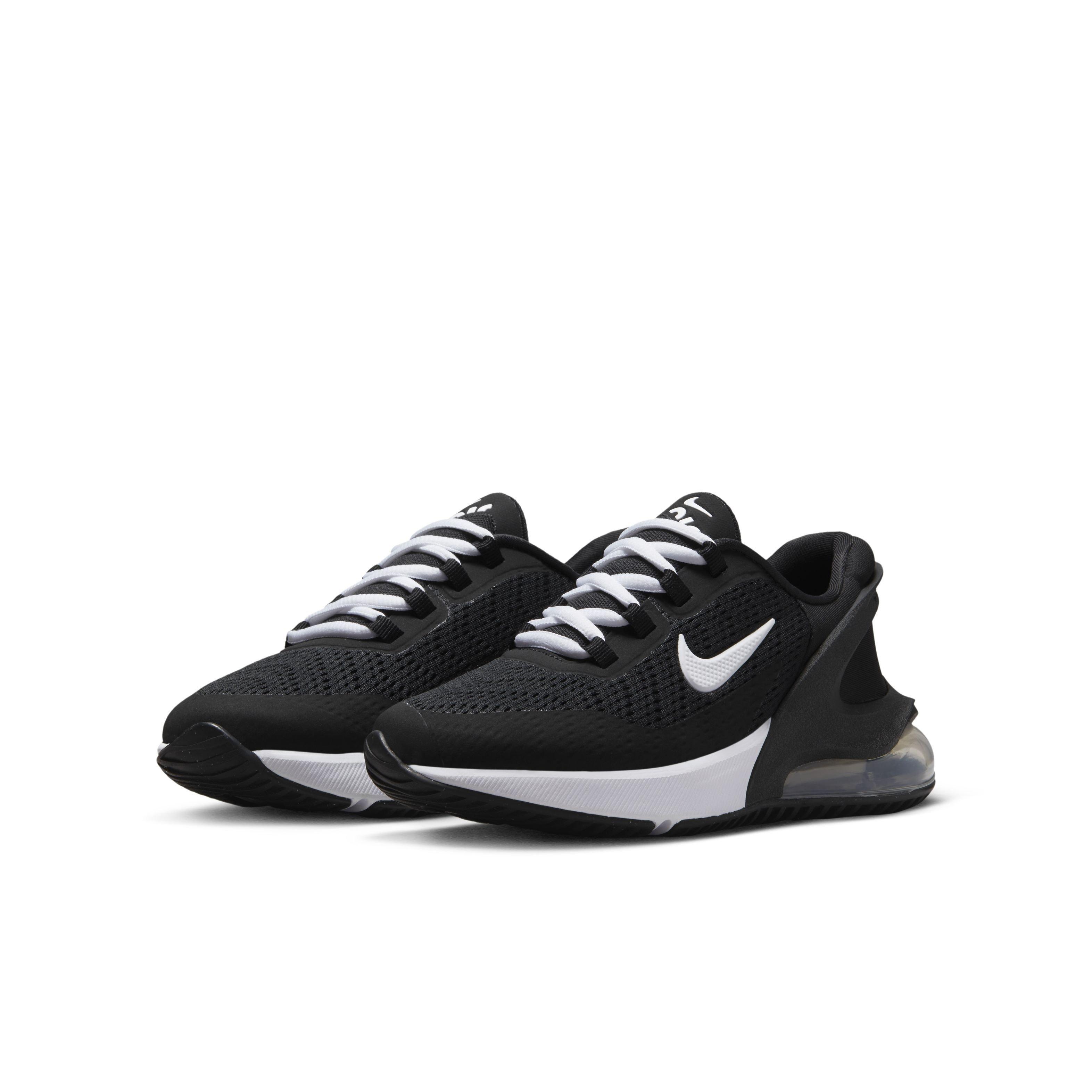 Nike Air Max 270 GO "Black/White" Grade School Boys' Shoe - BLACK/WHITE Thumbnail View 3