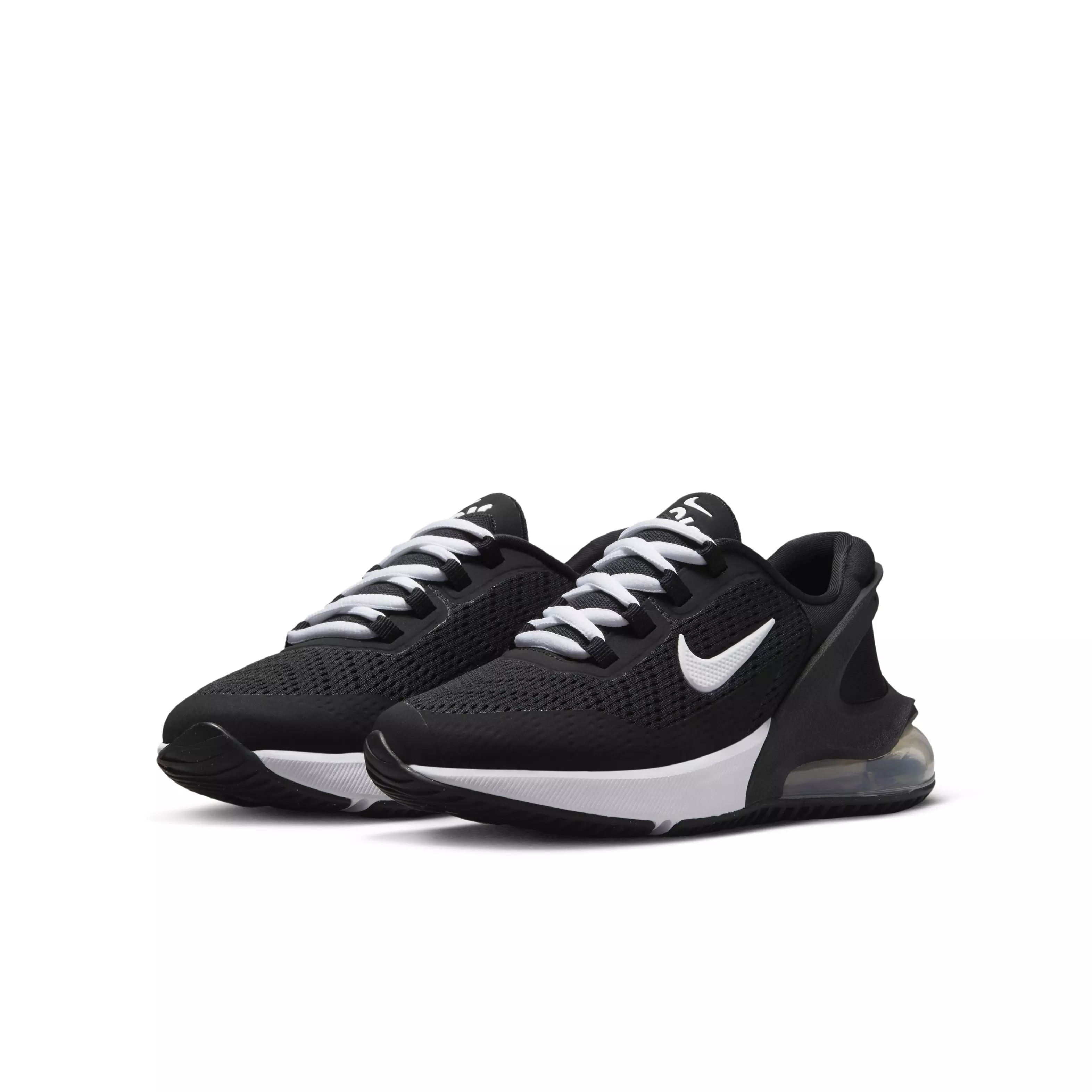 Nike Air Max 270 GO "Black/White" Grade School Boys' Shoe - BLACK/WHITE