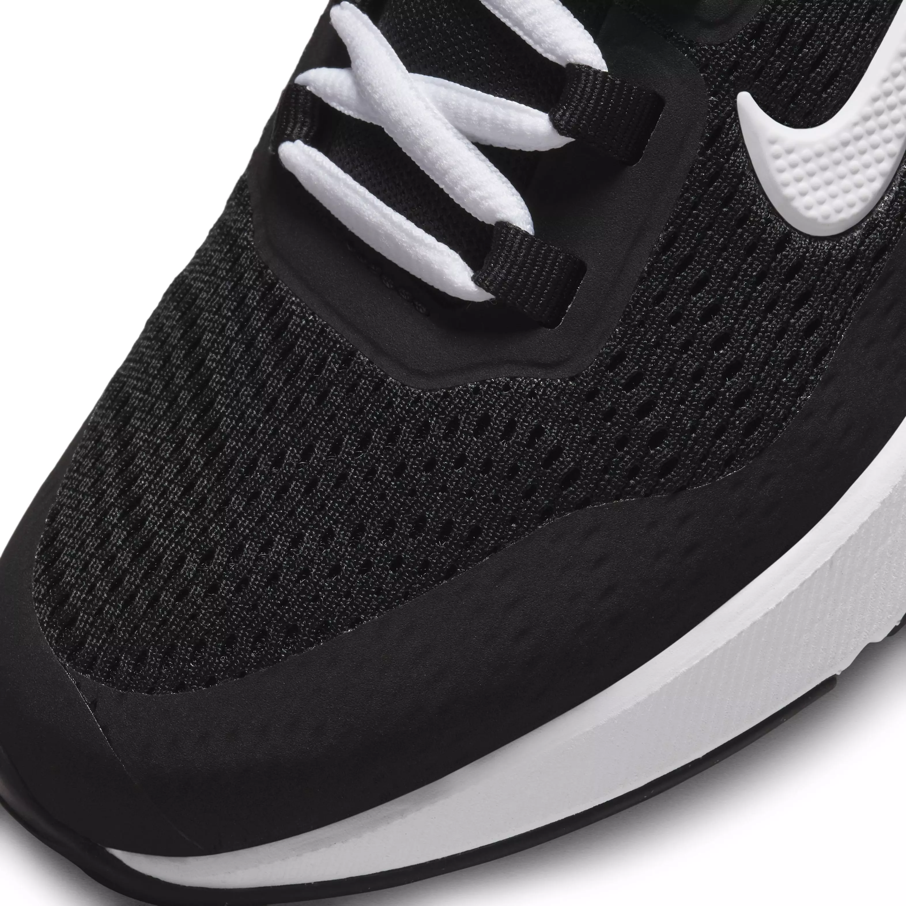Nike Air Max 270 GO "Black/White" Grade School Boys' Shoe - BLACK/WHITE