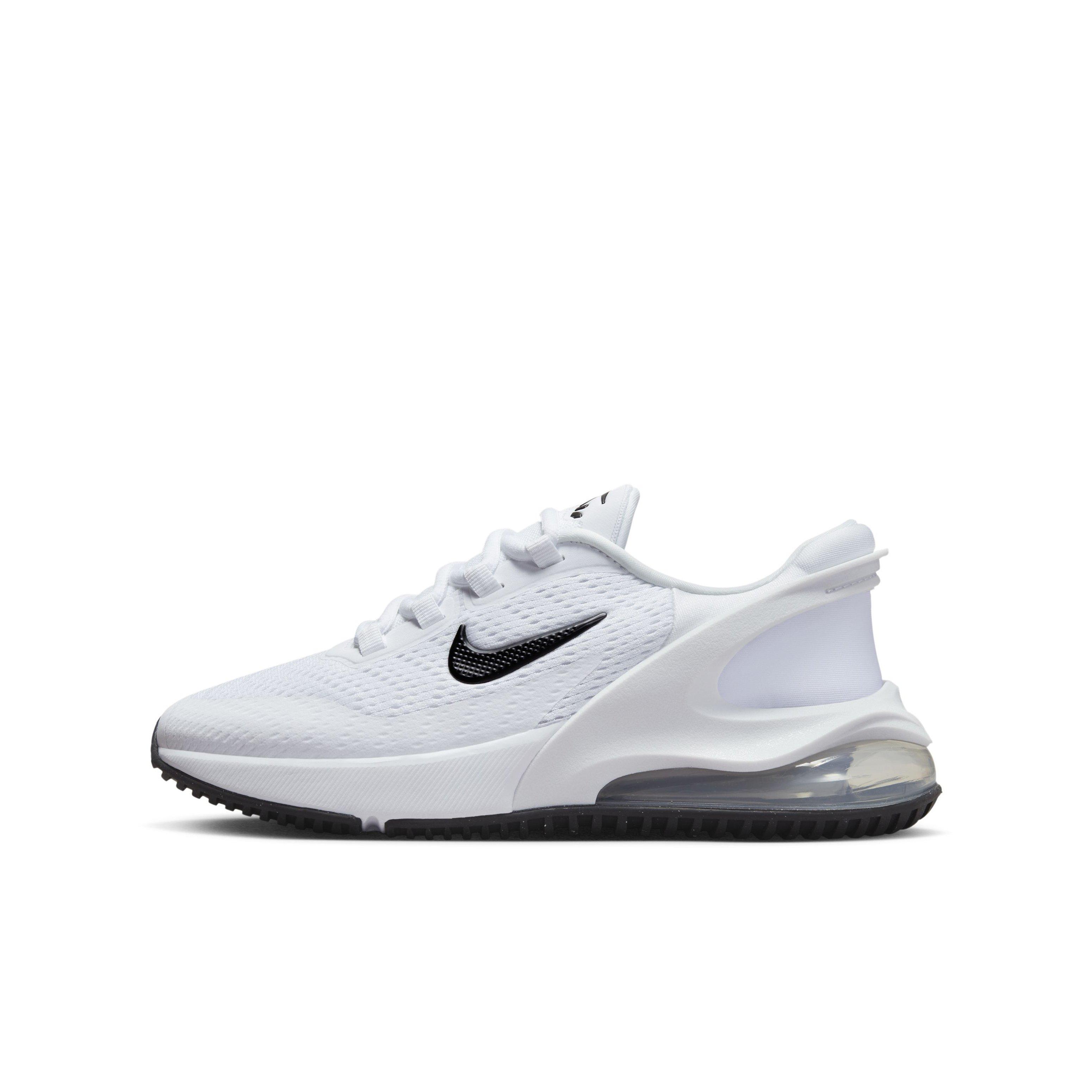 Nike Air Max 270 GO "White/White/Black" Grade School Boys' Shoe - WHITE/WHITE/BLACK Thumbnail View 2