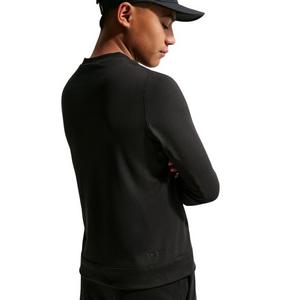 Nike Big Boys' Primary Nano Dri-FIT UV Long Sleeve Crewneck Sweatshirt - Black - BLACK