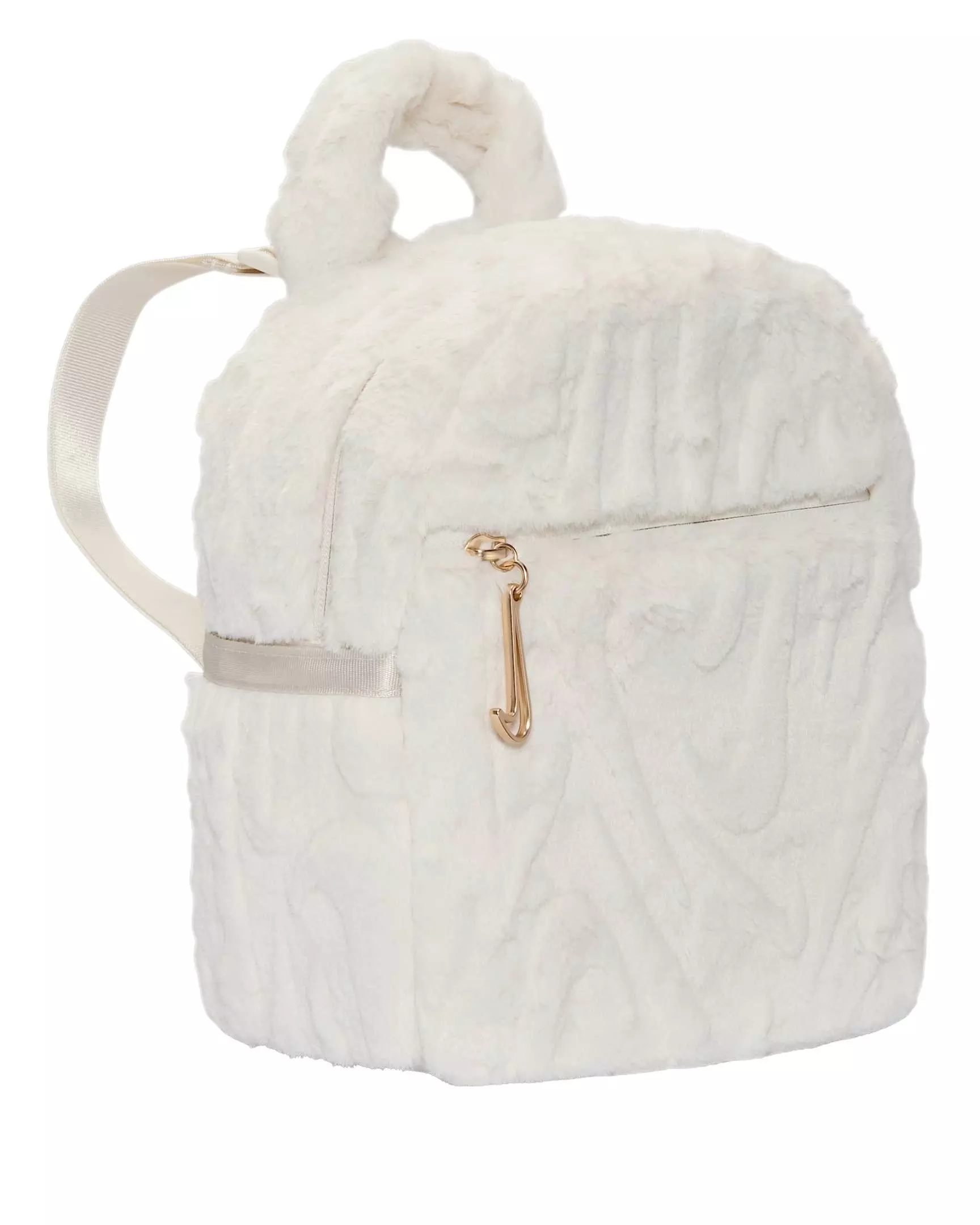 Nike Sportswear Futura Faux Fur Mini Backpack -Grey - GREY