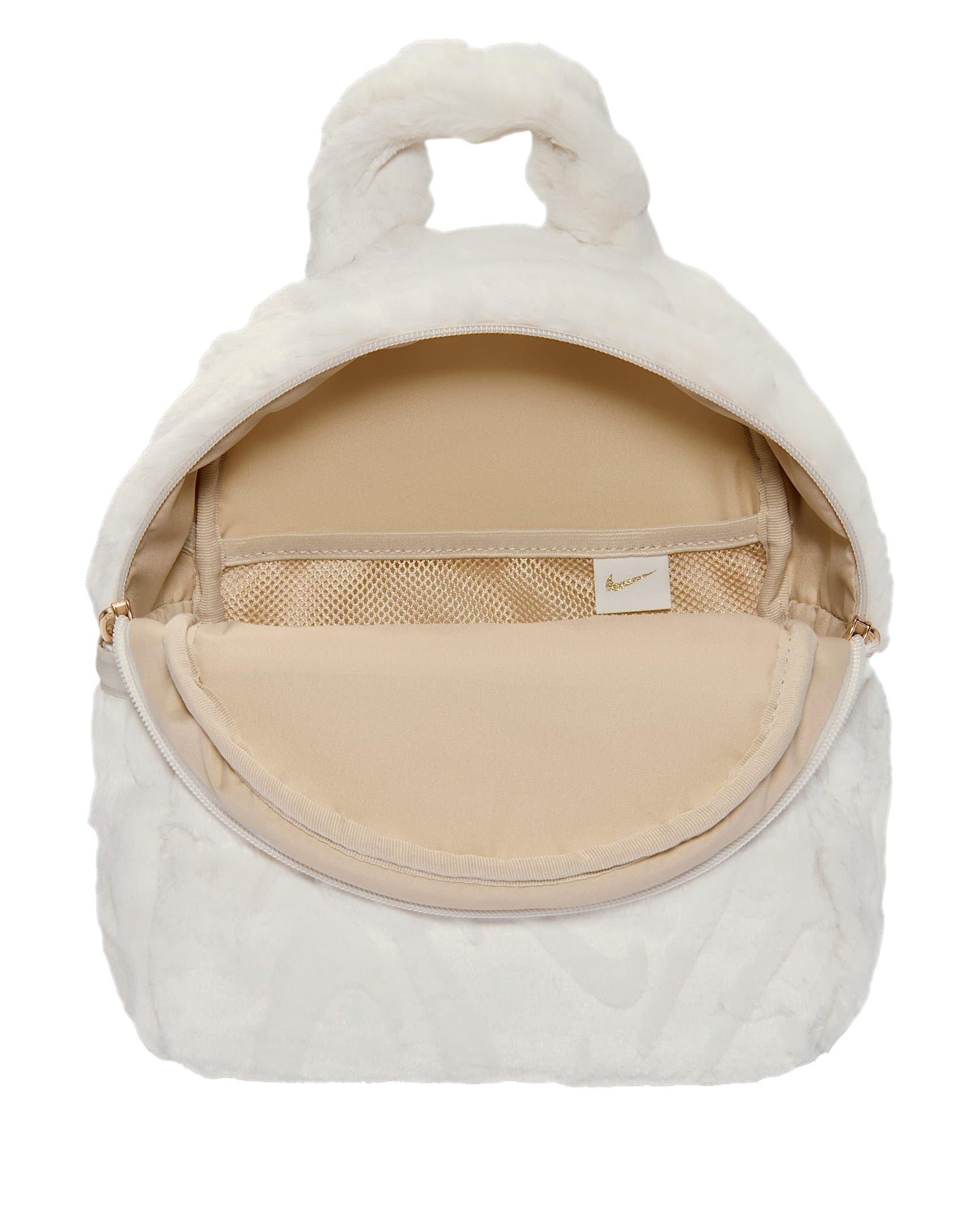 Nike Sportswear Futura Faux Fur Mini Grey Backpack