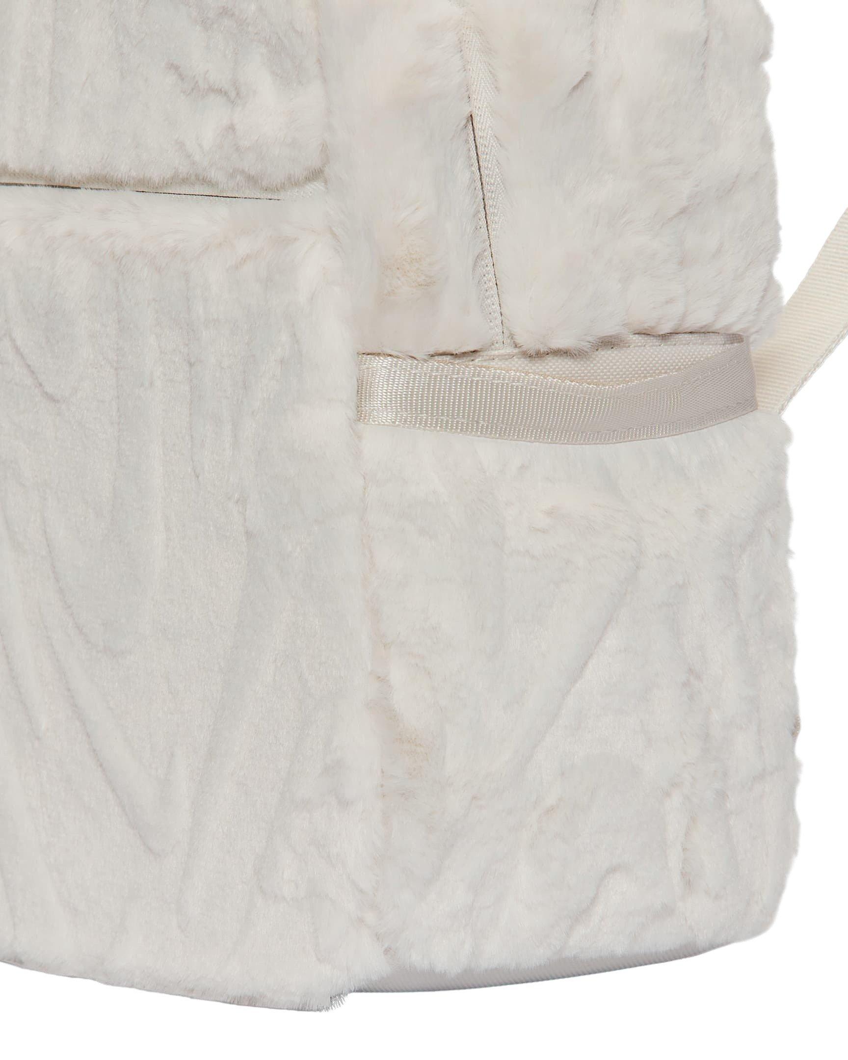 Nike Sportswear Futura Faux Fur Mini Grey Backpack