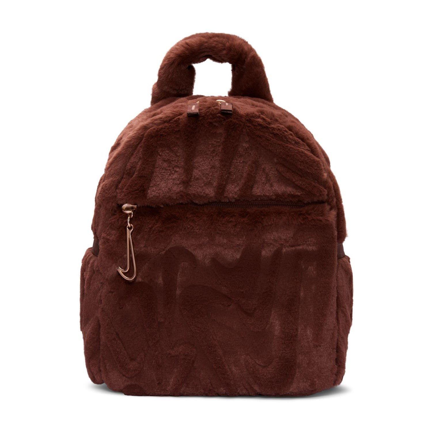Nike Sportswear Futura Faux Fur Mini Brown Backpack