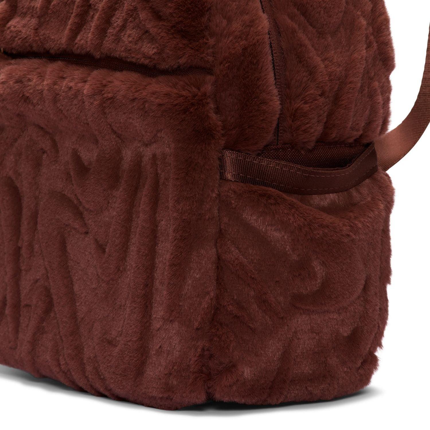Nike Sportswear Futura Faux Fur Mini Brown Backpack