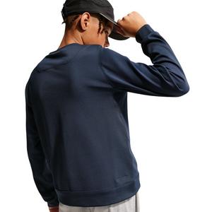 Nike Big Boys' Primary Nano Dri-FIT UV Long Sleeve Crewneck Sweatshirt - Navy - NAVY