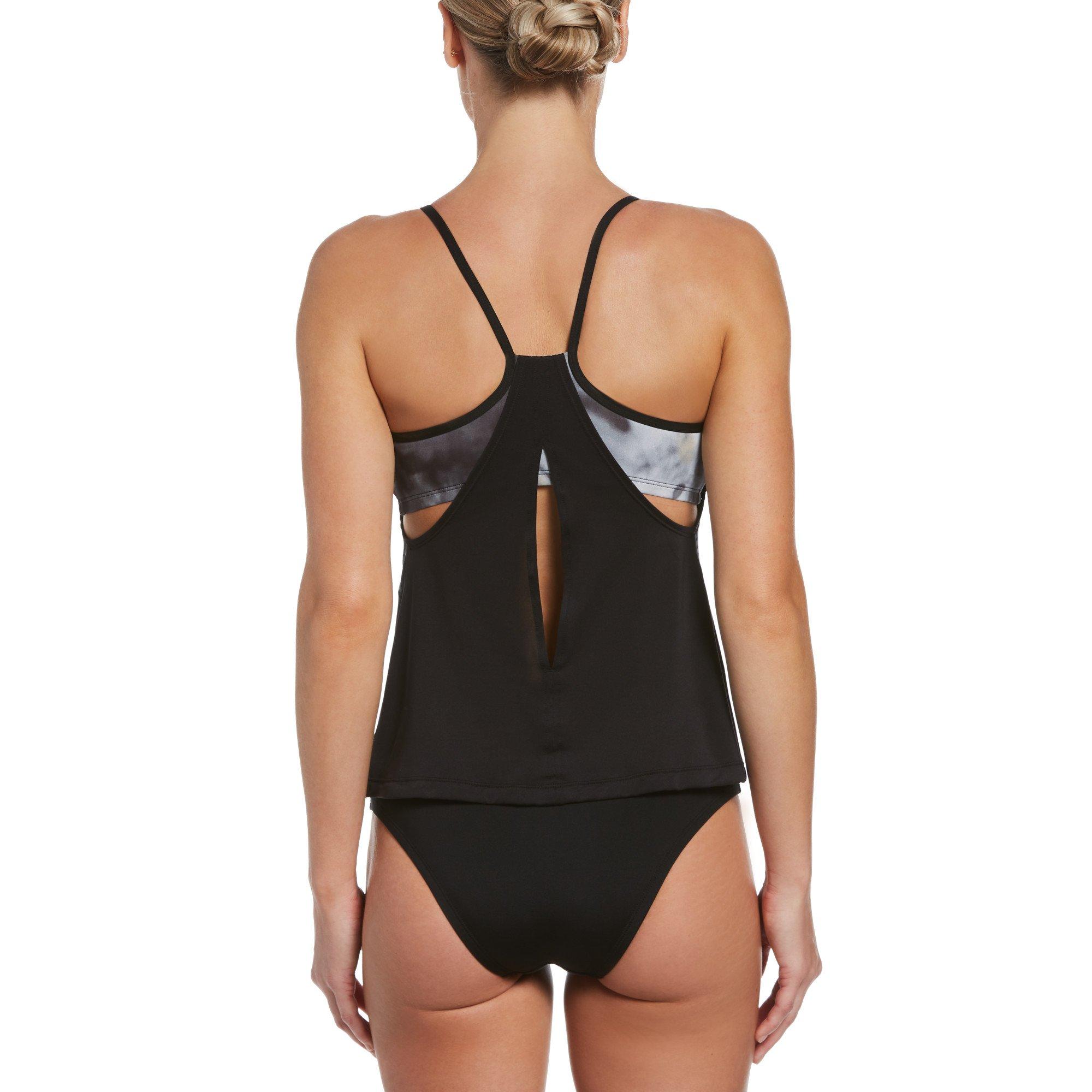 Nike Women's Layered Sport T-Back Tankini Swim Top 