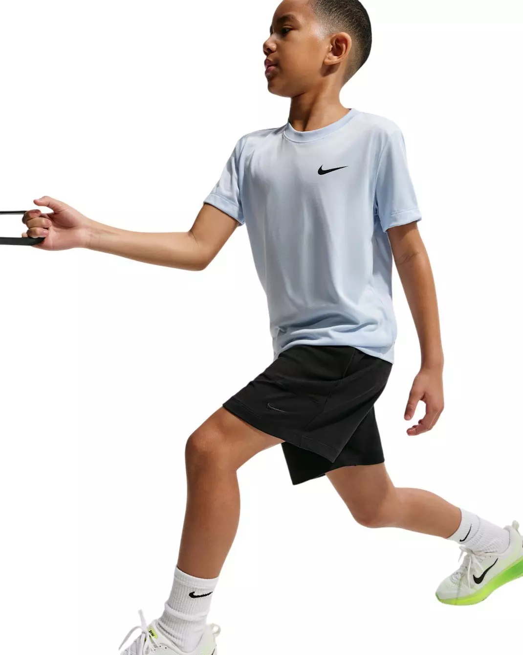 Nike Big Boys' Primary Nano Dri-FIT 7" Shorts - Black - BLACK