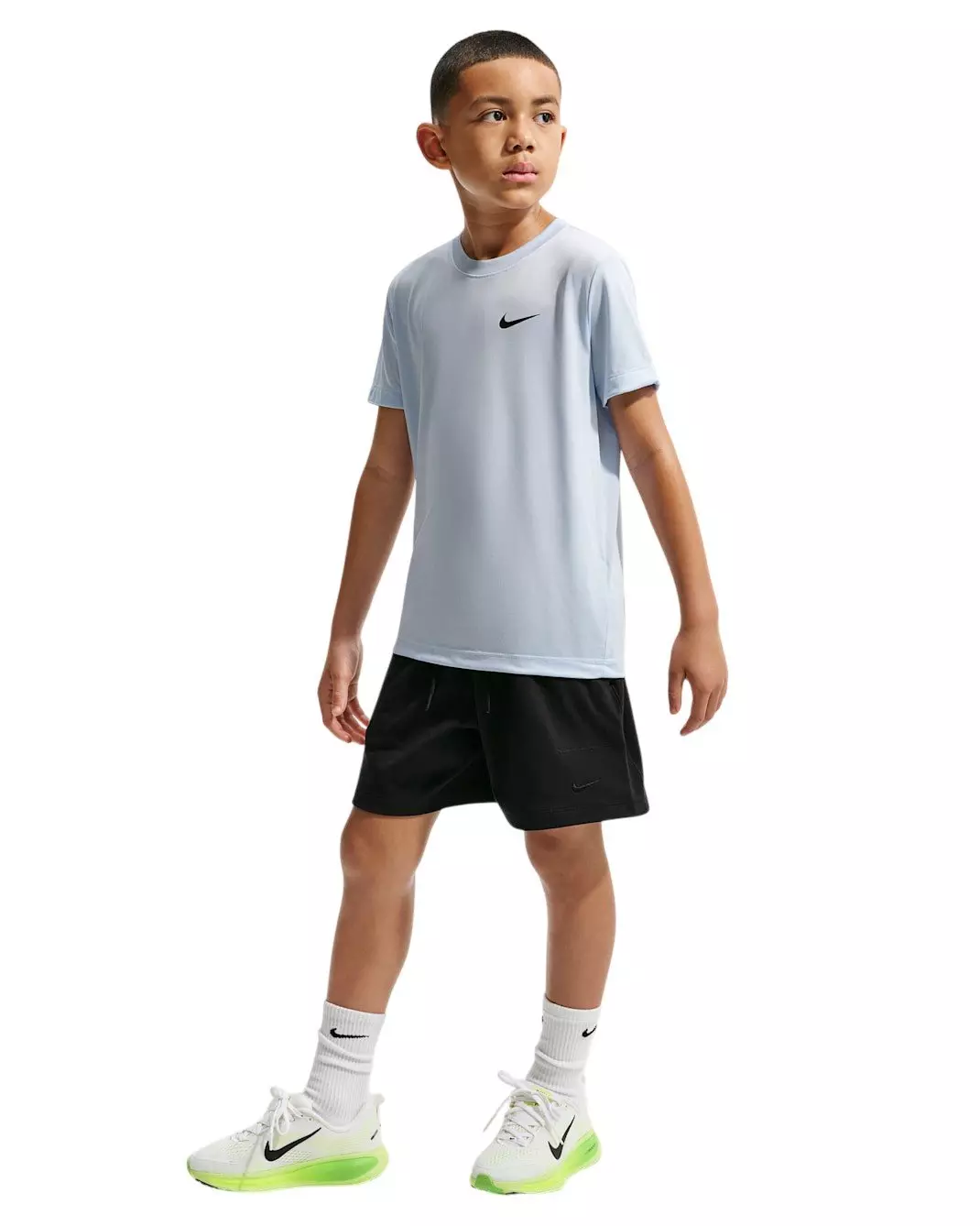Nike Big Boys' Primary Nano Dri-FIT 7" Shorts - Black - BLACK