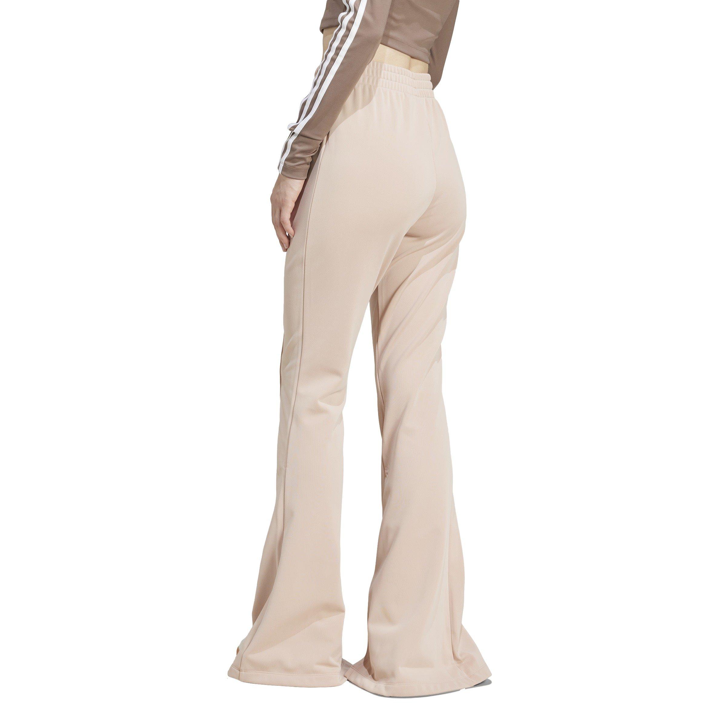 adidas Originals Women's 3-Stripes Flared Firebird Track Pants - Pink - PINK Thumbnail View 2