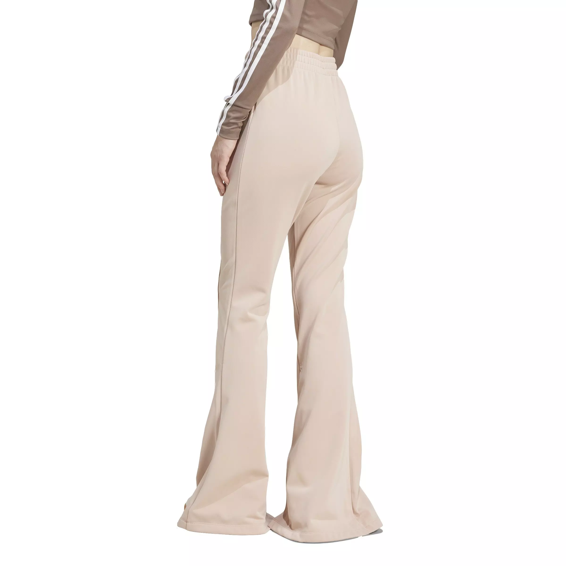 adidas Originals Women's 3-Stripes Flared Firebird Track Pants - Pink - PINK