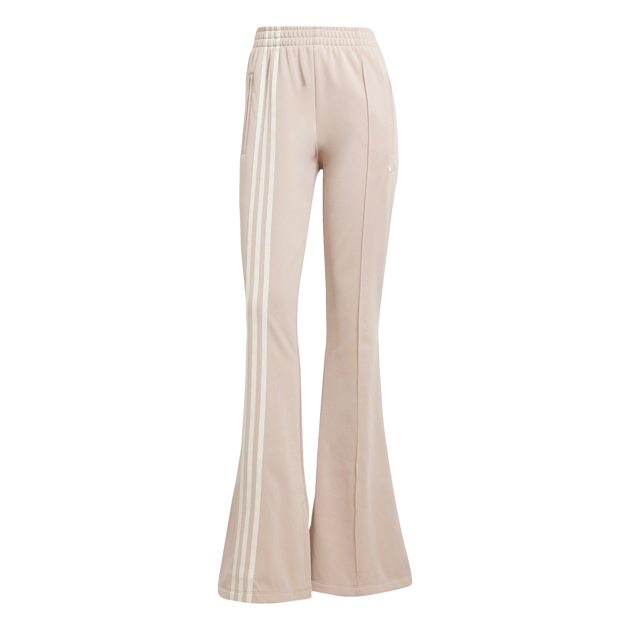 adidas Originals Women's 3-Stripes Flared Firebird Track Pants - Pink - PINK Thumbnail View 6