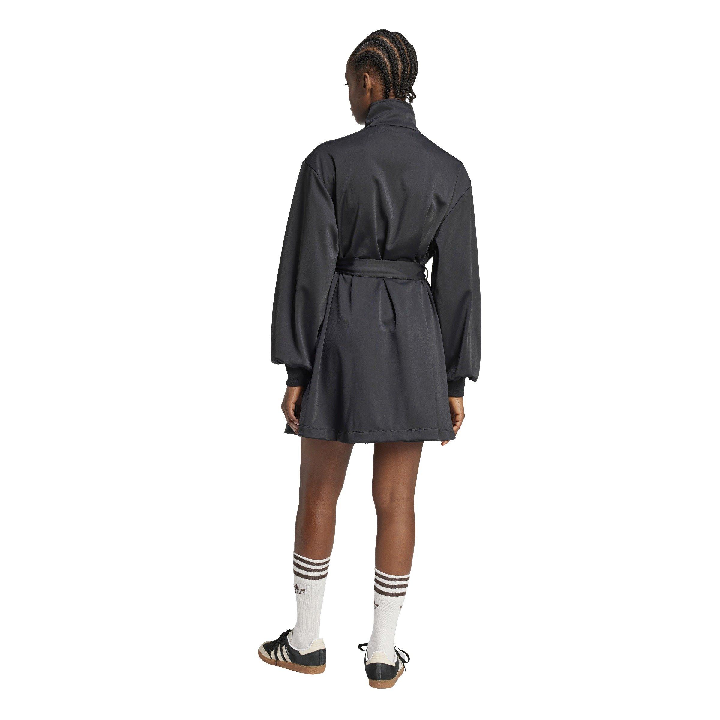 adidas Originals 3-Stripe Wrapped Women's Black Track Suit Dress