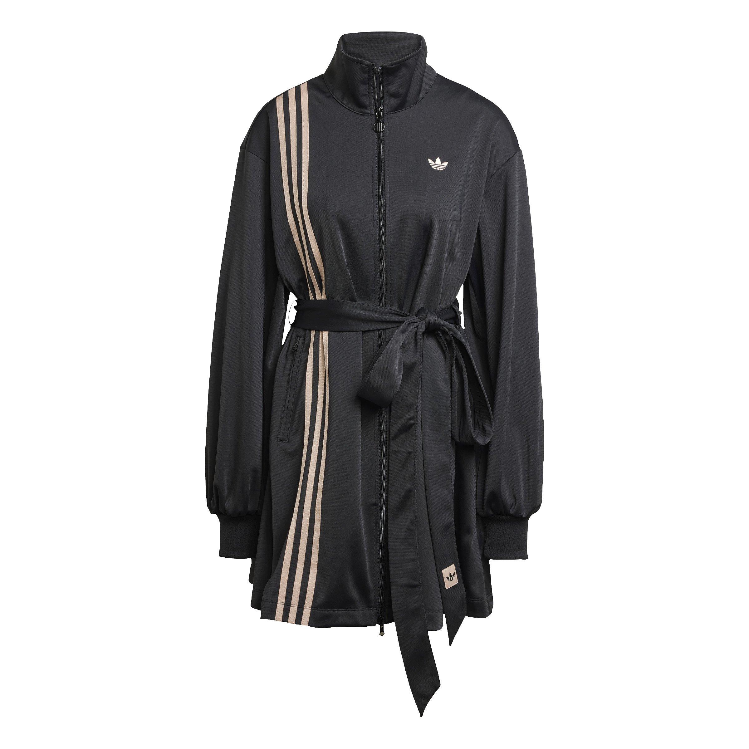 adidas Originals 3-Stripe Wrapped Women's Black Track Suit Dress