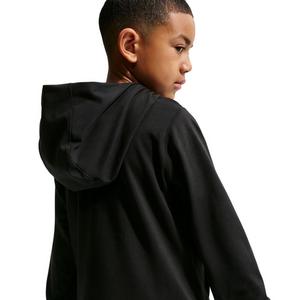 Nike Big Boys' Primary Nanoknit Dri-FIT UC Protection Pullover Hoodie - Black - BLACK