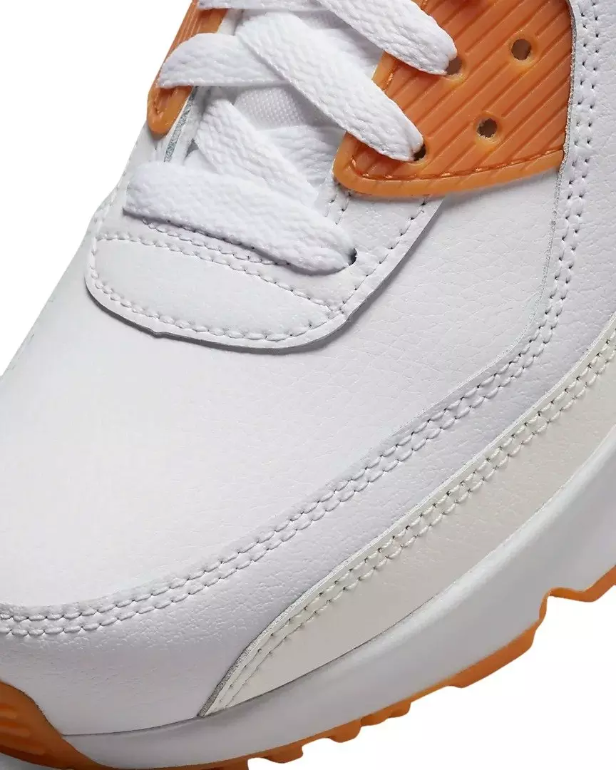 Nike Air Max 90 LTR "White/Citron/Grape" Grade School Girls' Shoe - WHITE/PHANTOM/CITRON/GRAPE