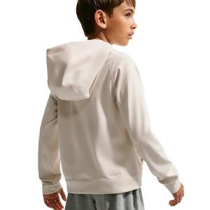 Nike Big Boys' Primary Nanoknit Dri-FIT UC Protection Pullover Hoodie - Beige
