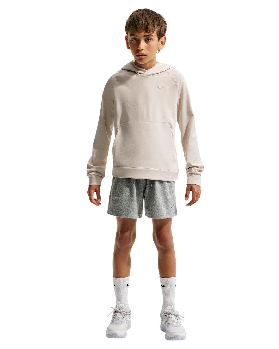 Nike Big Boys' Primary Nanoknit Dri-FIT UC Protection Pullover Hoodie - Beige - BEIGE Thumbnail View 4