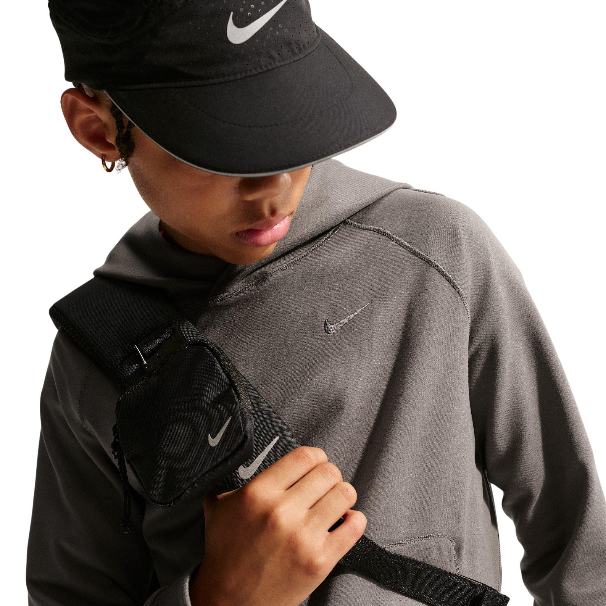 Nike Primary Nanoknit Dri-FIT Big Boys' Grey UC Protection Pullover Hoodie