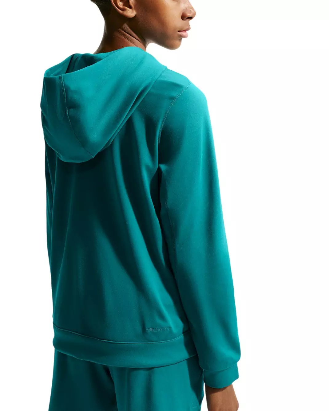 Nike Big Boys' Primary Nanoknit Dri-FIT UC Protection Pullover Hoodie - Teal - TEAL