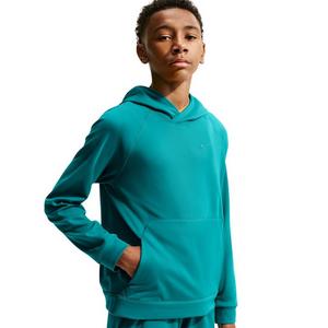 Nike Big Boys' Primary Nanoknit Dri-FIT UC Protection Pullover Hoodie - Teal - TEAL