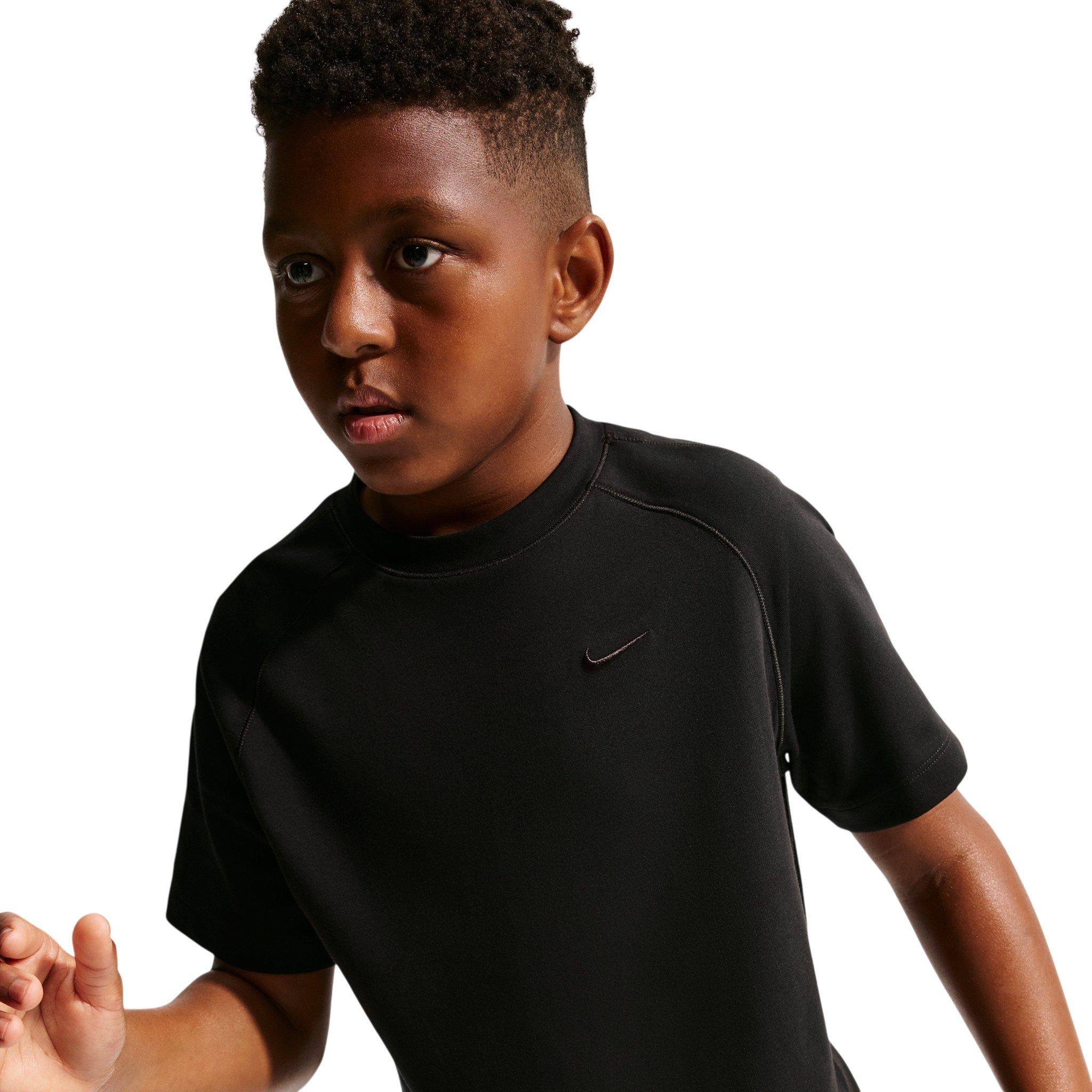 Nike Big Kids' Primary Dri-FIT Training T- Shirt - Black - BLACK