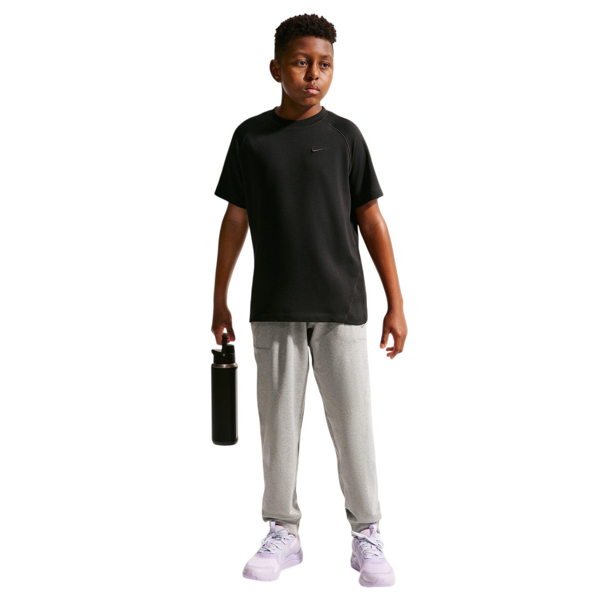 Nike Big Kids' Primary Dri-FIT Training T- Shirt - Black - BLACK