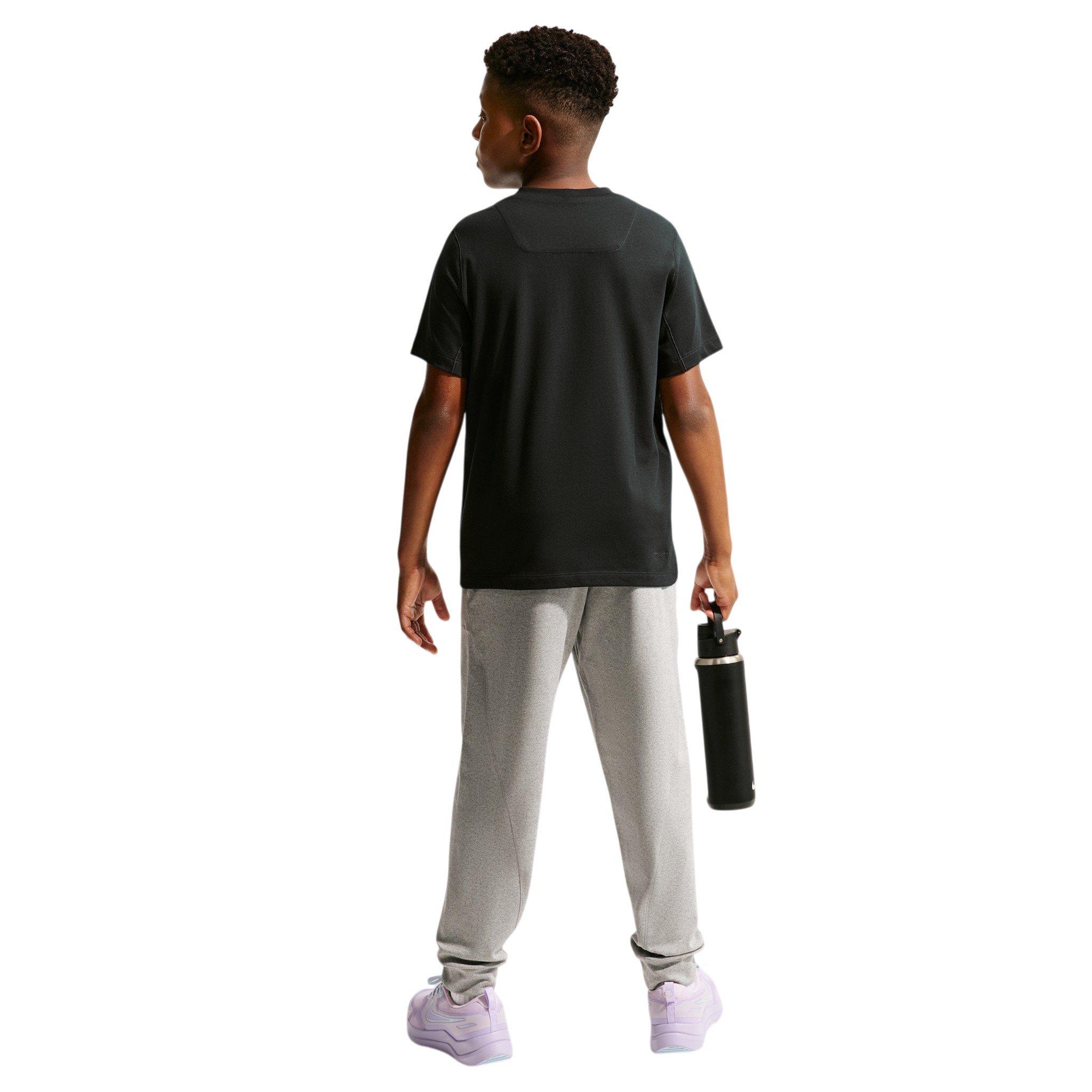 Nike Big Kids' Primary Dri-FIT Training T- Shirt - Black - BLACK