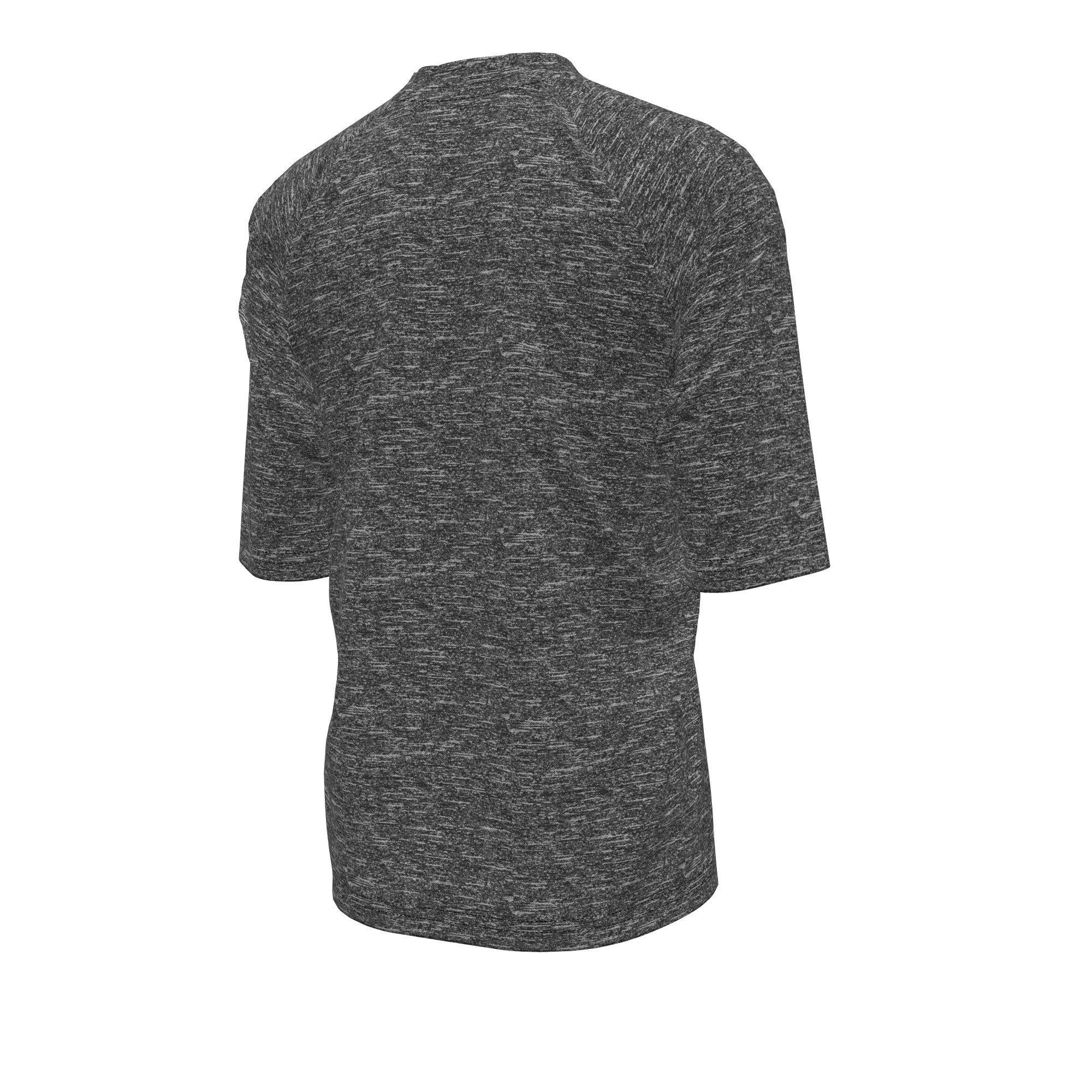 Nike Big Boys' Heather Half Sleeve Hydroguard - BLACK Thumbnail View 4
