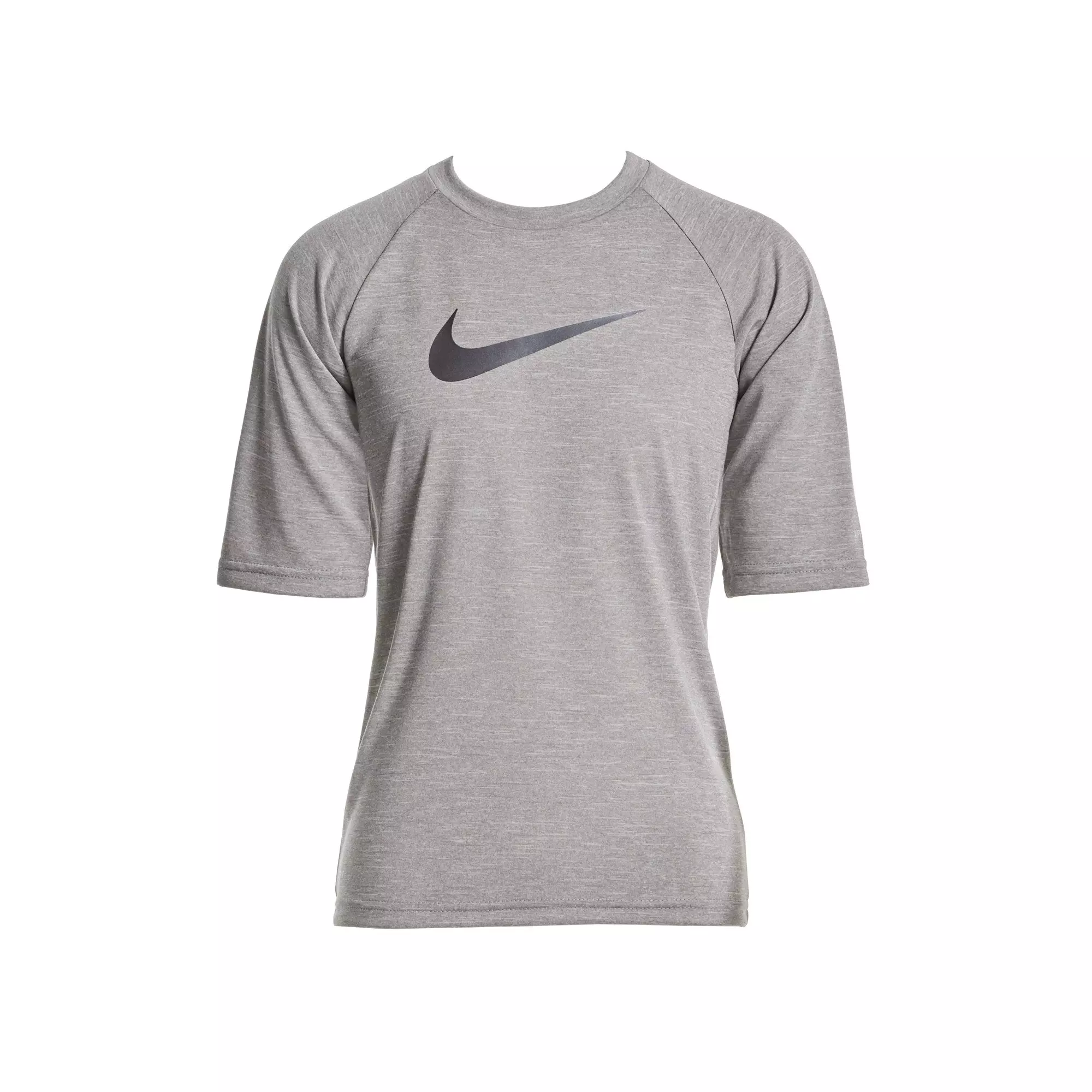 Nike Big Boys' Heather Half Sleeve Hydroguard - GREY
