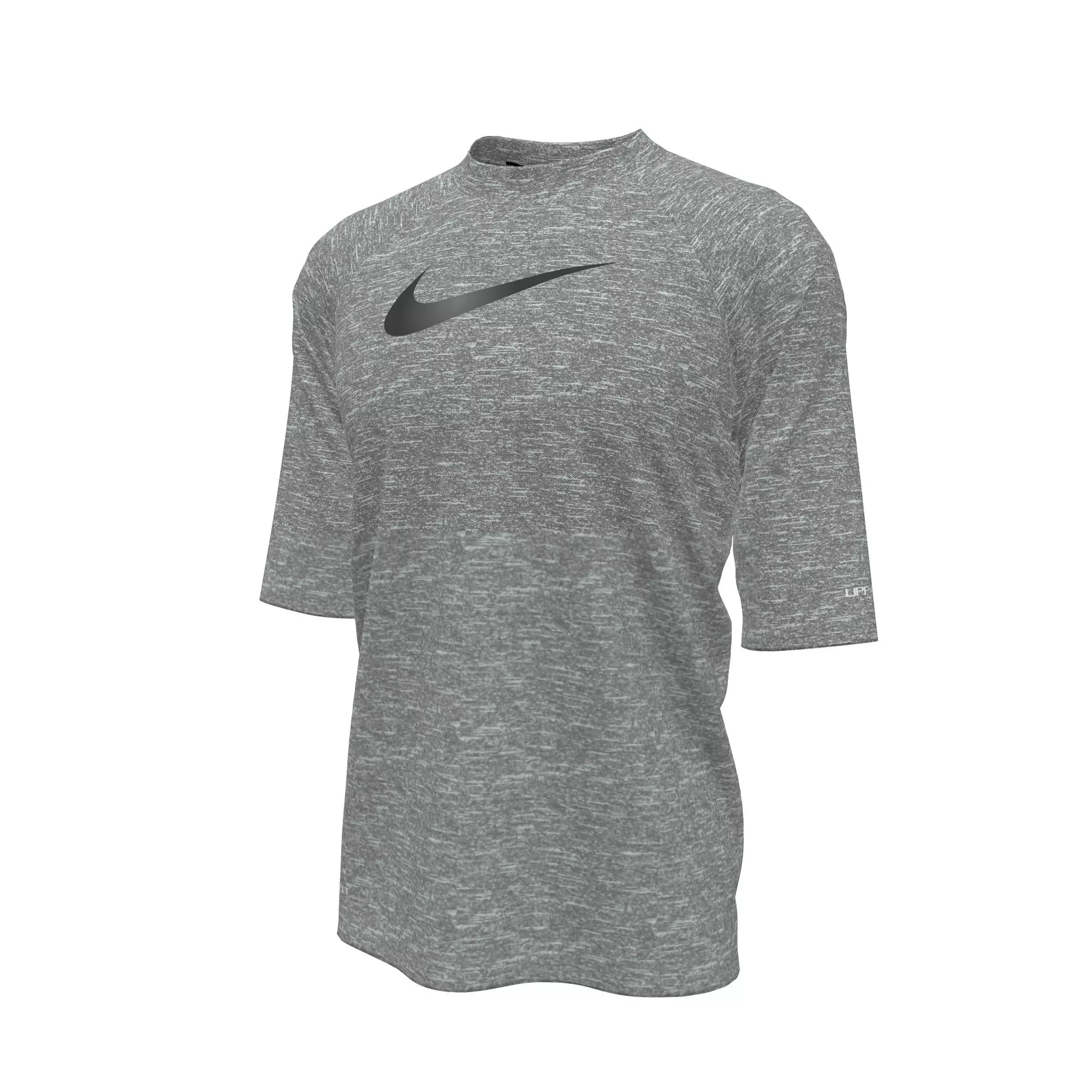 Nike Big Boys' Heather Half Sleeve Hydroguard - GREY