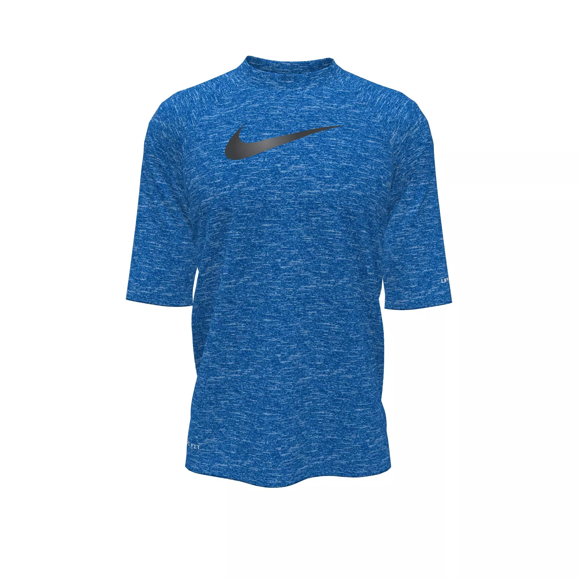 Nike Big Boys' Heather Half Sleeve Hydroguard - ROYAL