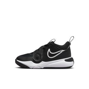 Nike Team Hustle D 11 "Black/White" Preschool Boys' Basketball Shoe