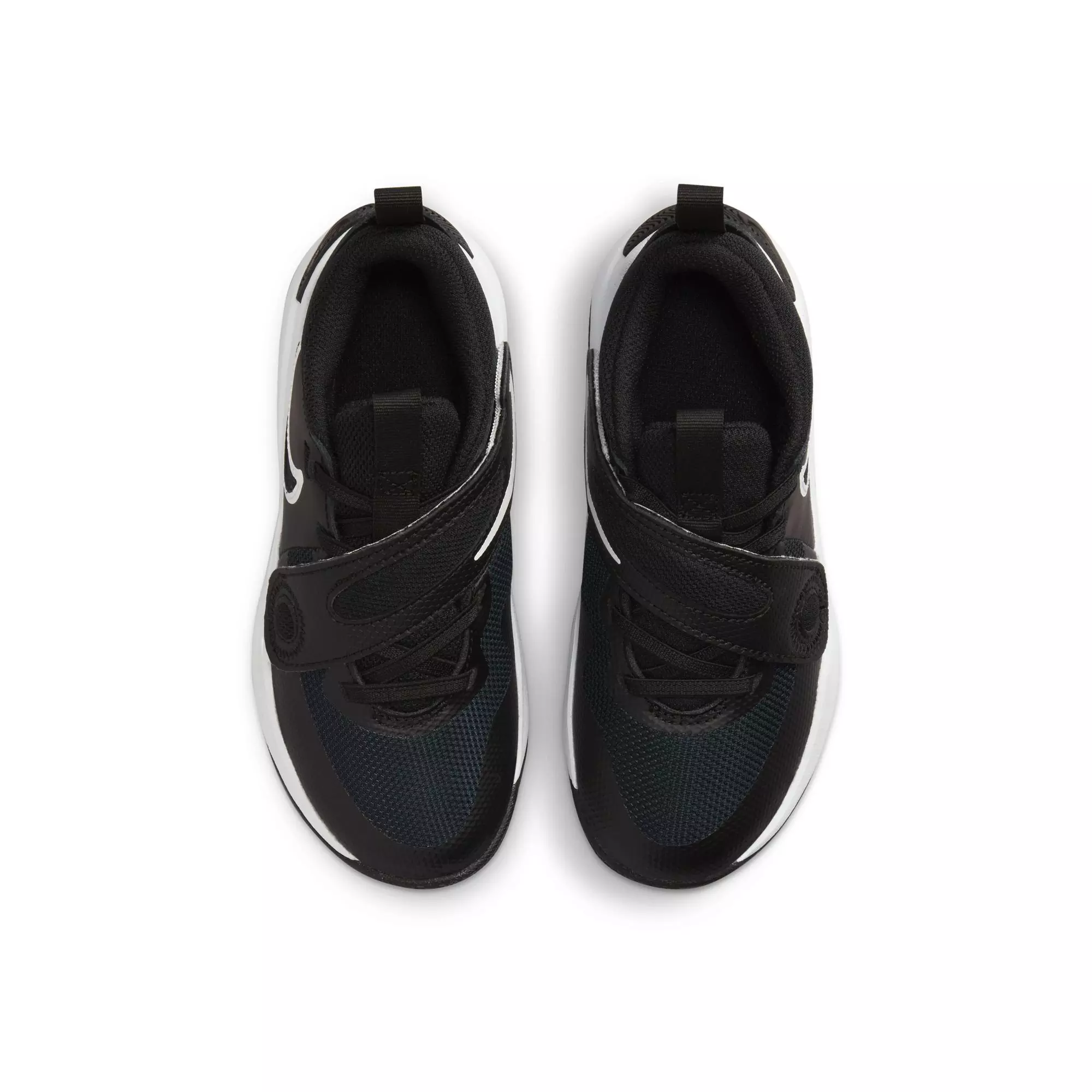 Nike Team Hustle D 11 "Black/White" Preschool Boys' Basketball Shoe - BLACK/WHITE