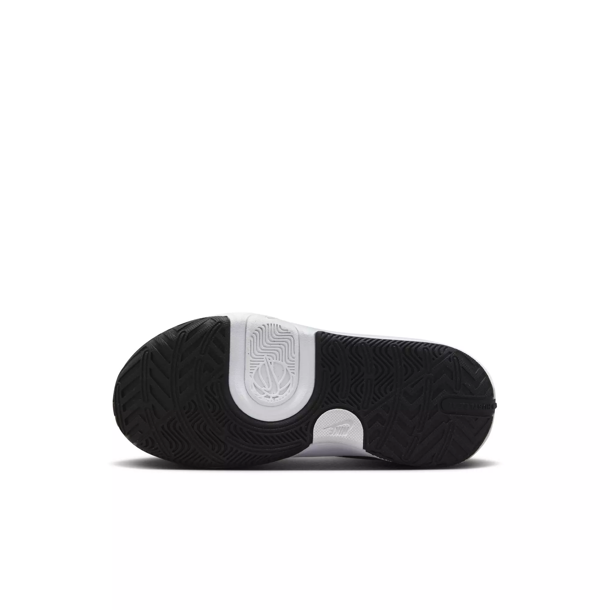 Nike Team Hustle D 11 "Black/White" Preschool Boys' Basketball Shoe - BLACK/WHITE