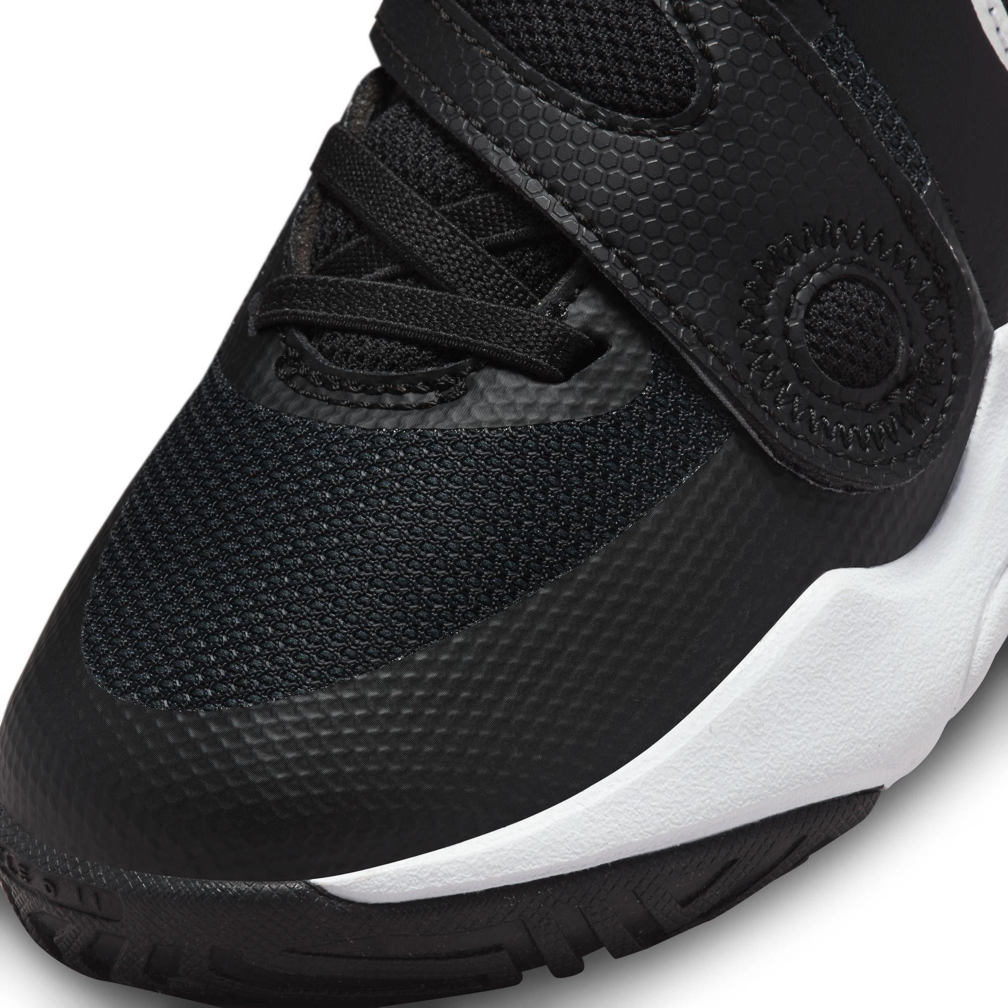 Nike Team Hustle D 11 Preschool Boys' "Black/White" Basketball Shoe