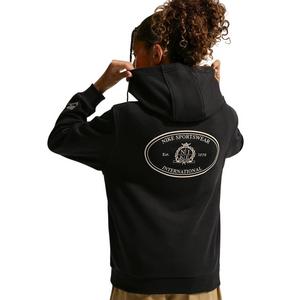 Nike Big Kids' Sportswear Club French Terry Hoodie - Black - BLACK