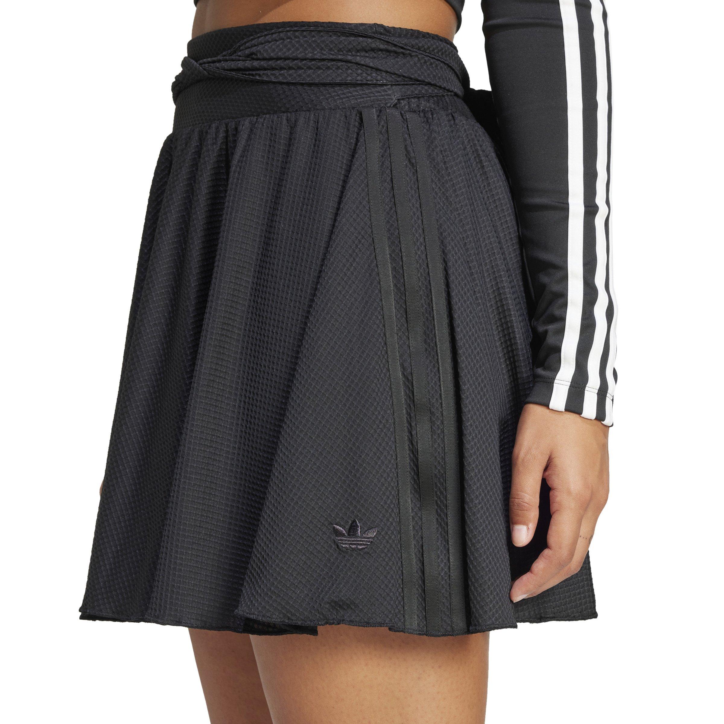 ★Adidas★ 25SS JJ3181 WRAP MINI SKIRT adidas Mesh Mini Wrap Skirt - Black | adidas Singapore