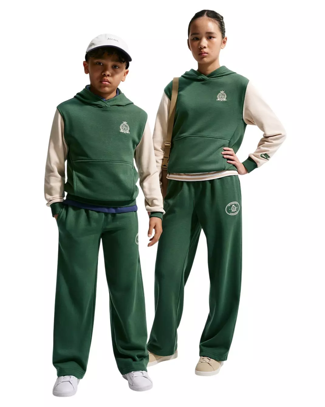 Nike Big Kids' Sportswear Club French Terry Open-Hem Sweatpants - Green - GREEN