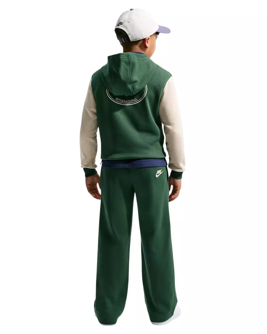 Nike Big Kids' Sportswear Club French Terry Open-Hem Sweatpants - Green - GREEN