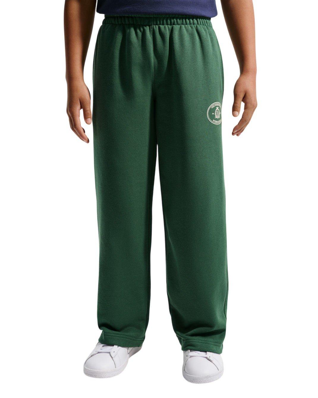 Nike Big Kids' Sportswear Club French Terry Open-Hem Sweatpants - Green - GREEN Thumbnail View 3