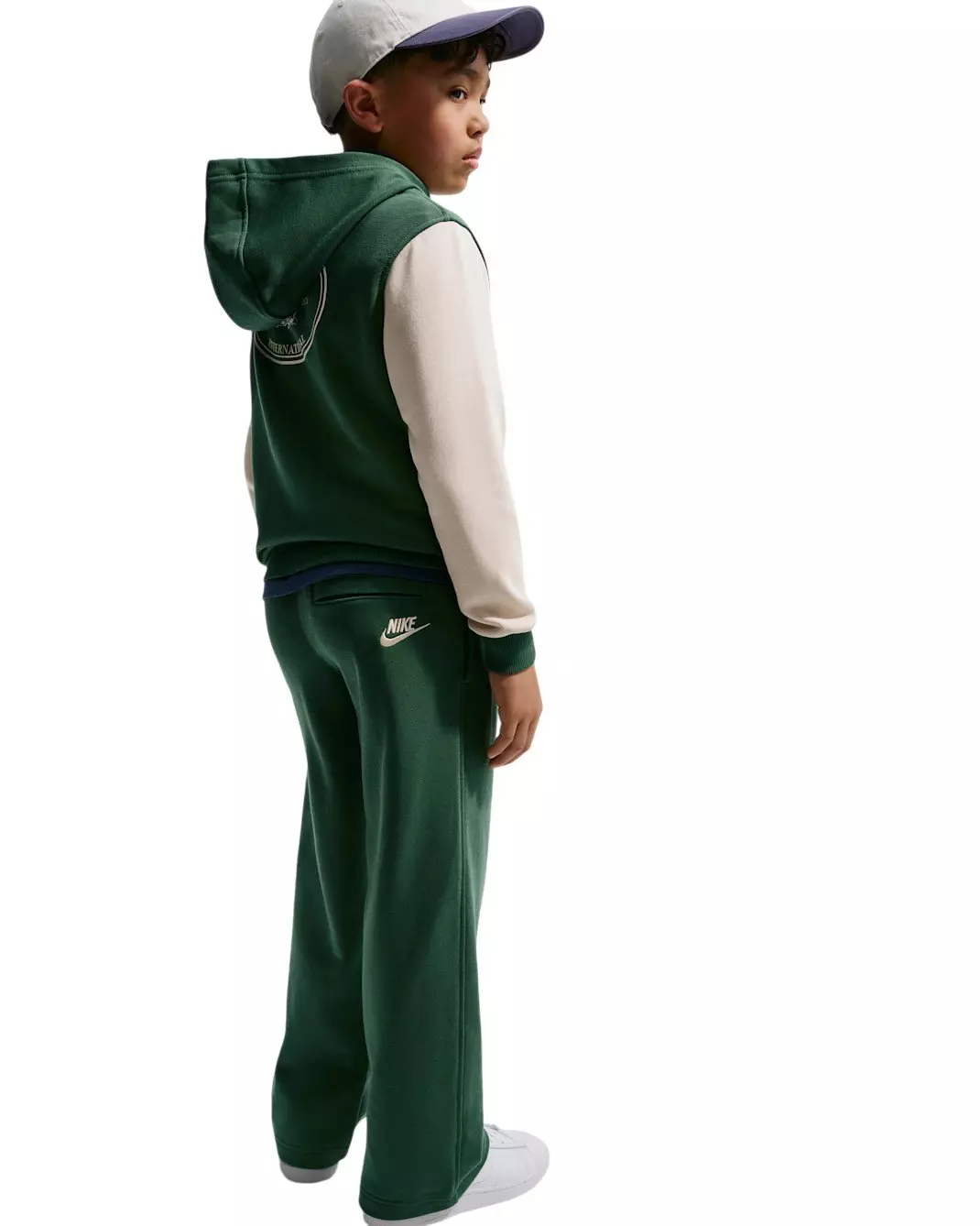 Nike Big Kids' Sportswear Club French Terry Open-Hem Sweatpants - Green - GREEN