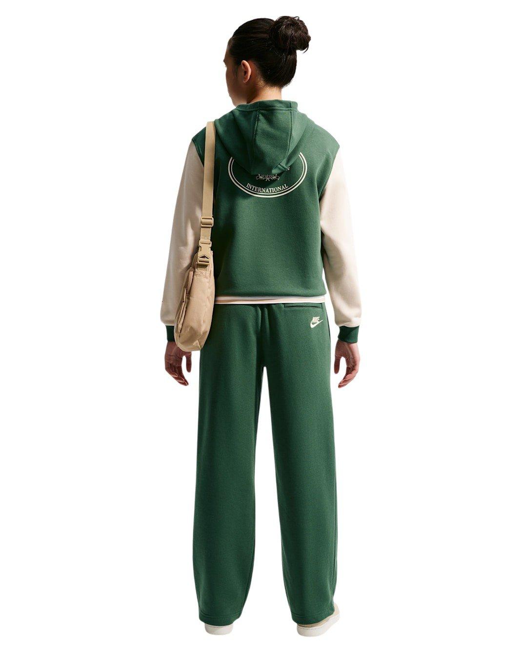 Nike Big Kids' Sportswear Club French Terry Open-Hem Sweatpants - Green - GREEN Thumbnail View 6