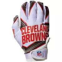 Franklin Youth Cleveland Browns Receiver Gloves - ORANGE