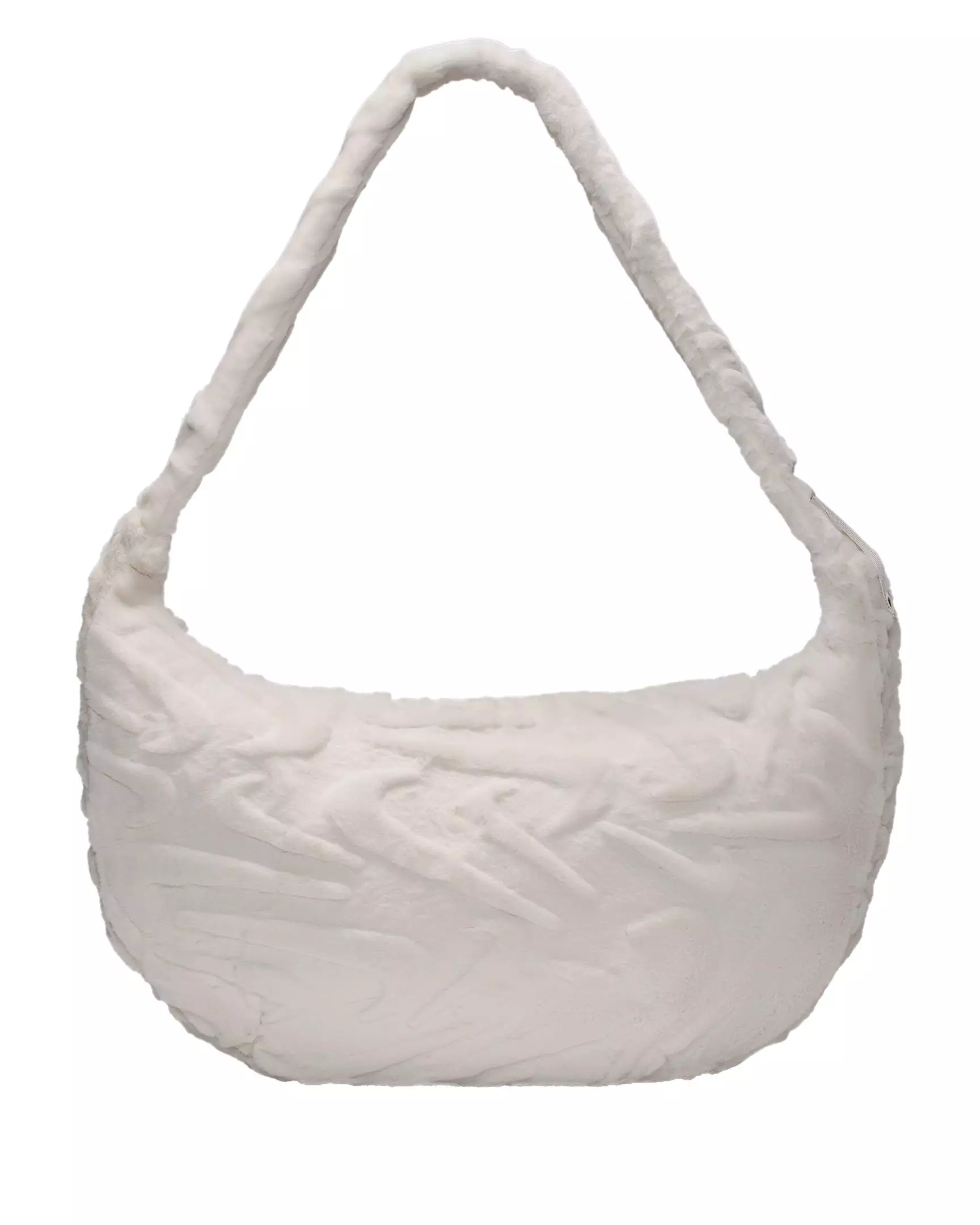 Nike Sportswear Faux Fur Slouchy Bag-Grey - GREY