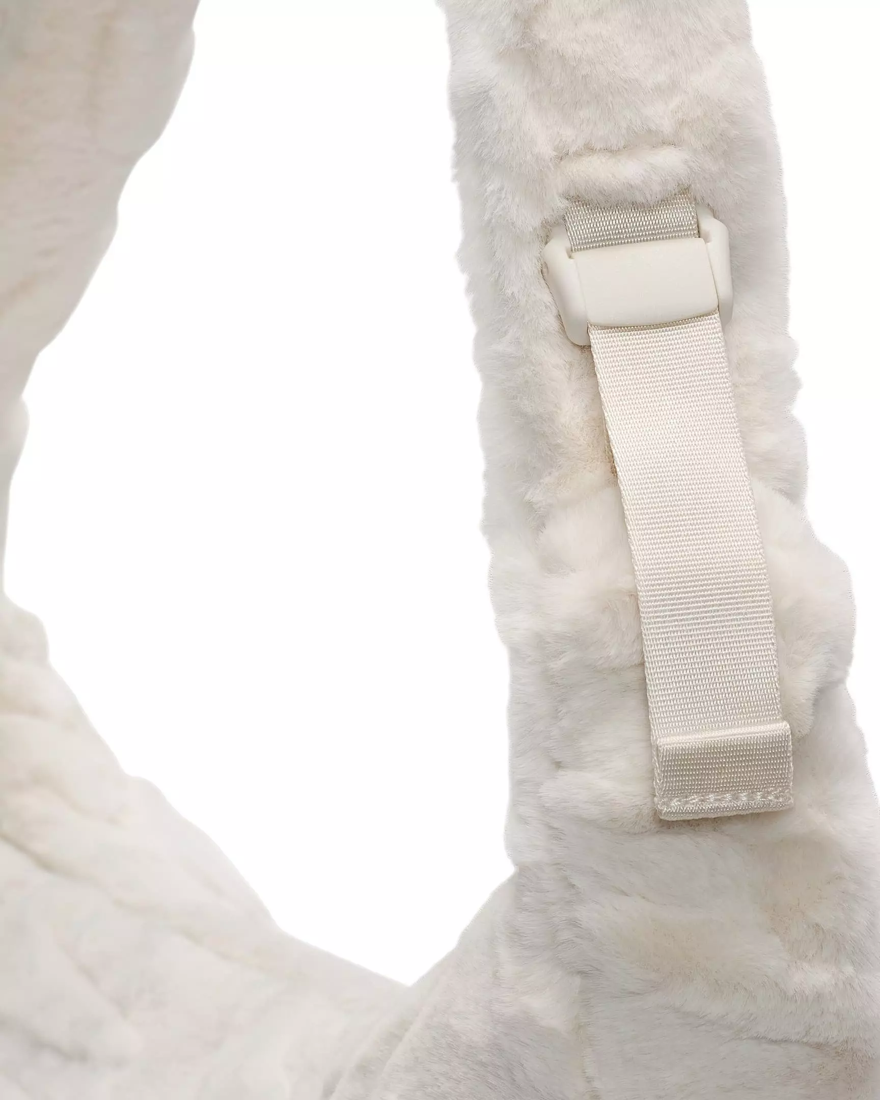 Nike Sportswear Faux Fur Slouchy Bag-Grey - GREY