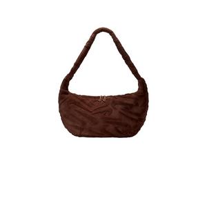 Nike Sportswear Faux Fur Slouchy Bag-Brown