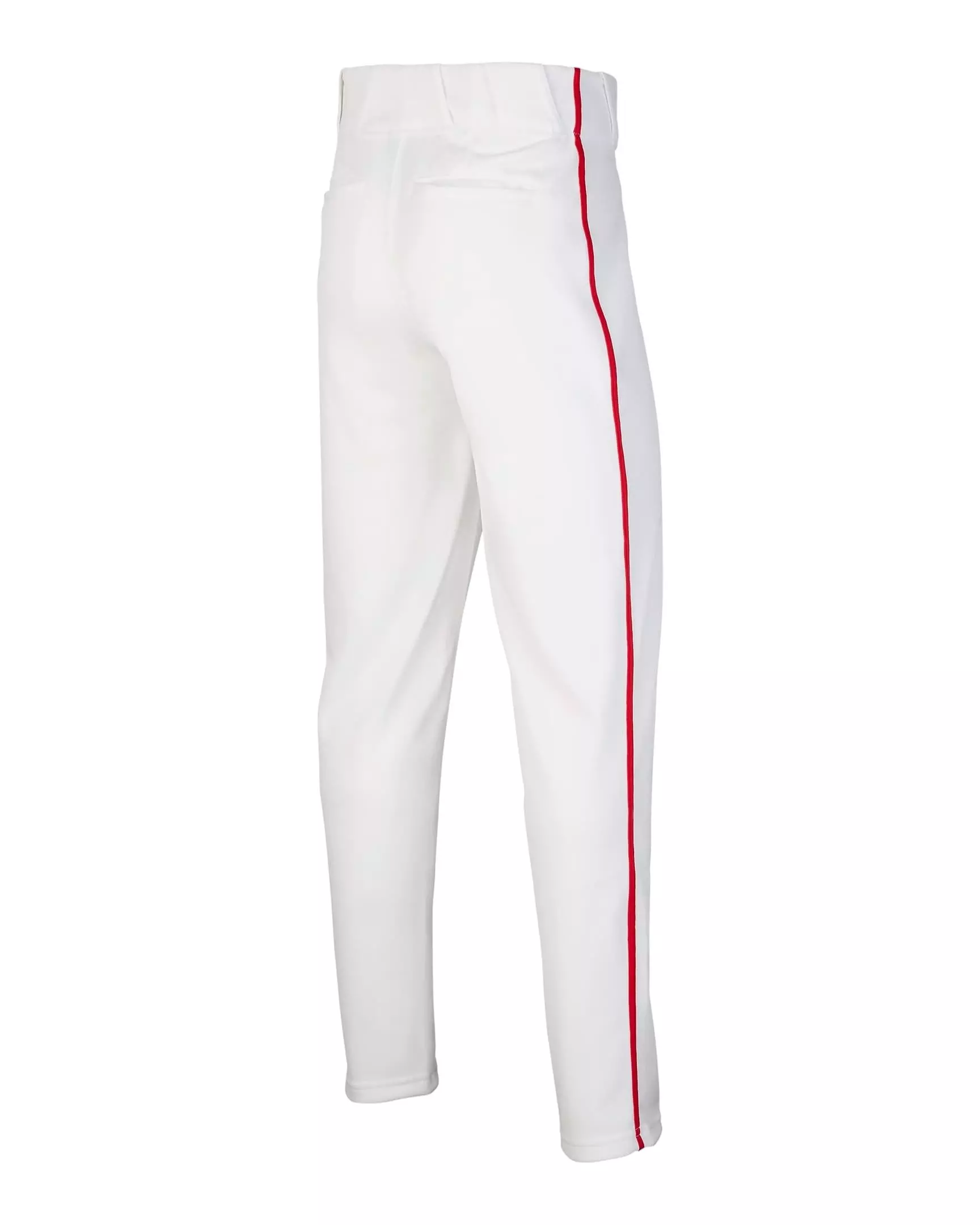 Nike Big Kids' Vapor Select 2 Piped Baseball Pants -White/Red - WHITE/RED